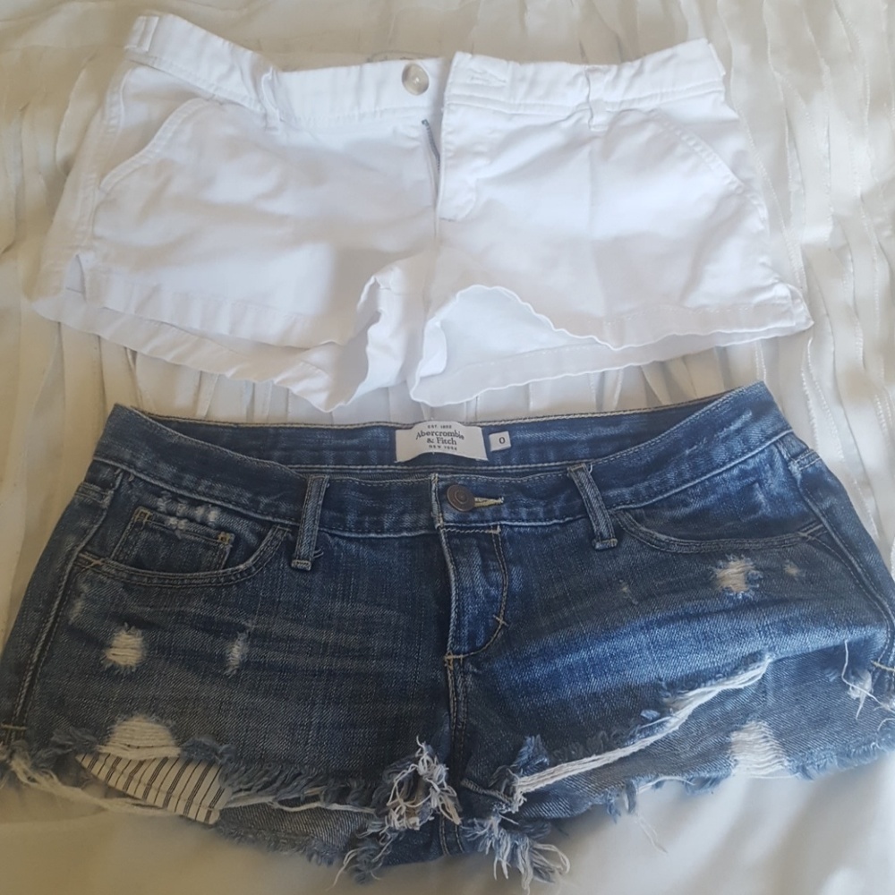 2 pair of abercrombie shorts